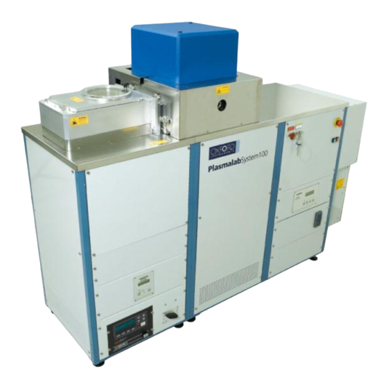 Oxford Instruments PlasmalabSystem100 Installation Data