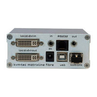 KVM-TEC Matrixline 2000 Fiber User Manual