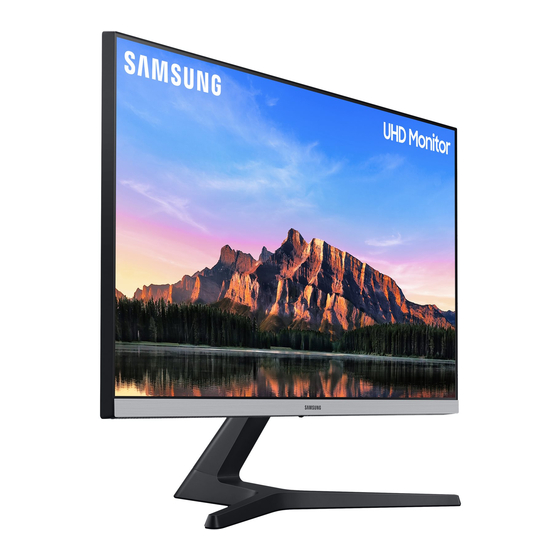 Samsung U28R550UQR 28-Inch UHD Monitor Manuals