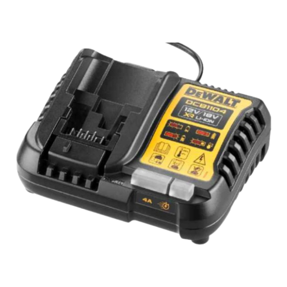 DeWalt DCB1104-QW Original Instructions Manual