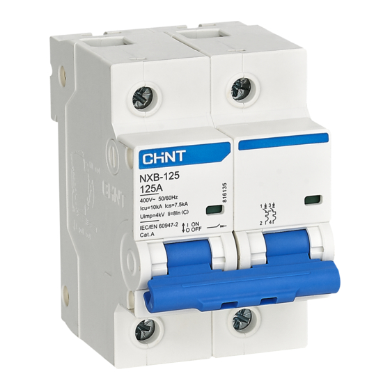 CHINT NXB-125 User Instruction