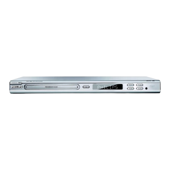 Philips DVP3005 User Manual