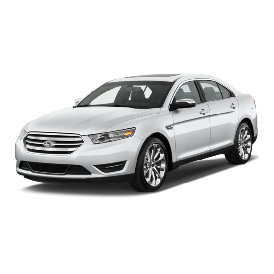 Ford Taurus 2015 Owner's Manual