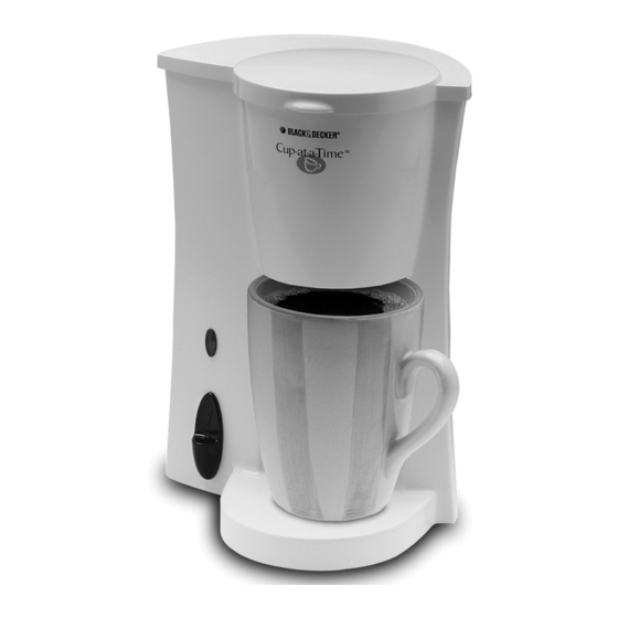 Black & Decker Cup-at-a-Time DCM7 Series Use And Care Book Manual