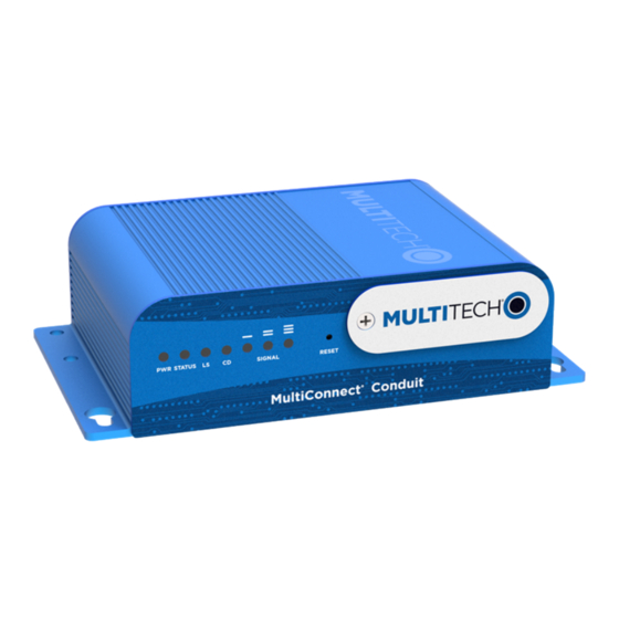multitech MultiConnect Conduit MTCDT-LAP3 Manuals