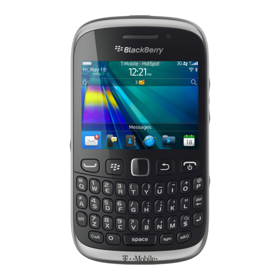 Blackberry Curve 9315 Safety And Product Information