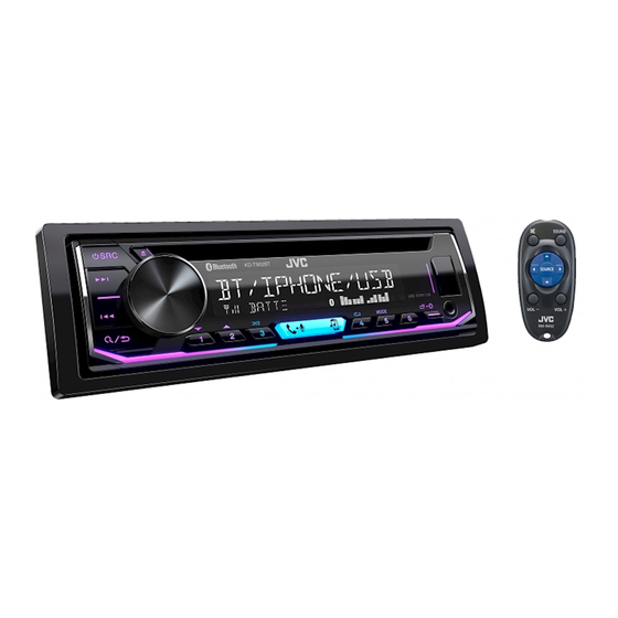 JVC KENWOOD KD-T902BT Instruction Manual