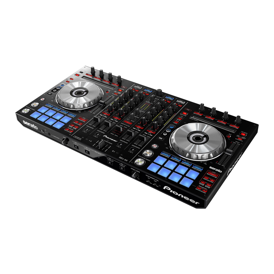 Pioneer DDJ-SX Settings Manual