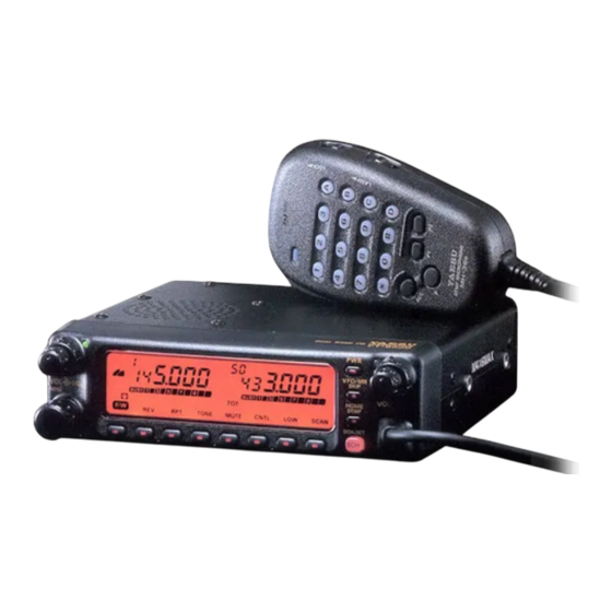 Yaesu FT-8000R Instruction Manual