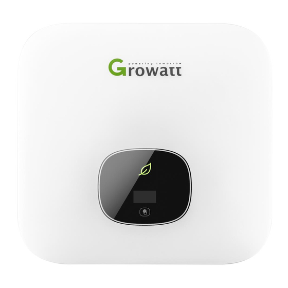 Growatt MIN 2500TL-XH Installation & Operation Manual