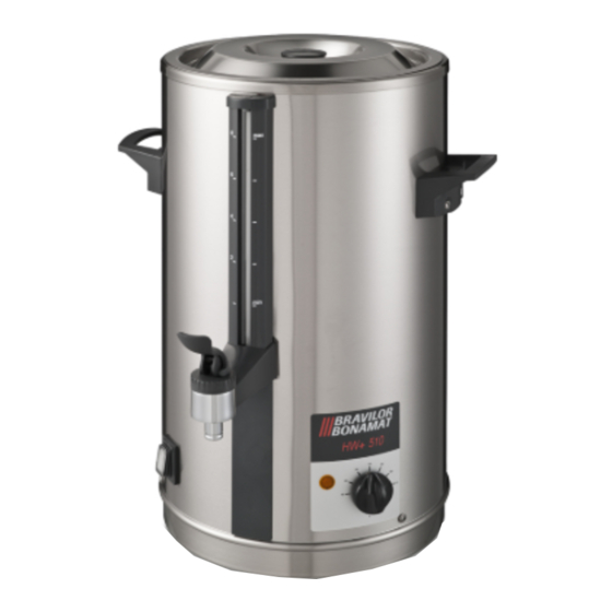 BRAVILOR BONAMAT HW 505 User Manual