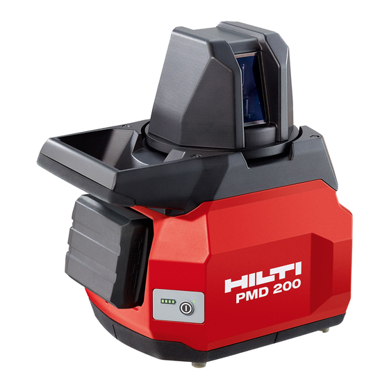 Hilti PMD 200 Operating Instructions Manual