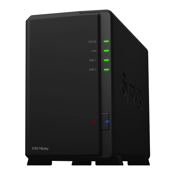 Synology DS216play Quick Installation Manual