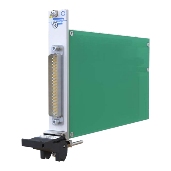 Pickering 40-310 User Manual