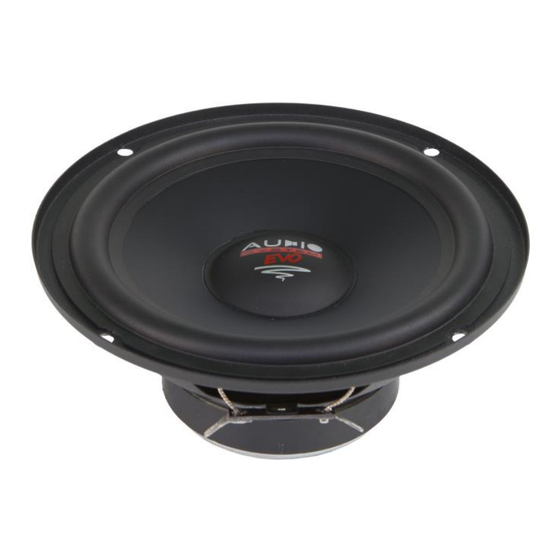 Audio System AS 165 DC EM EVO User Manual