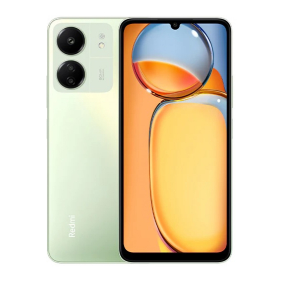 Mi Redmi 13C Quick Start Manual