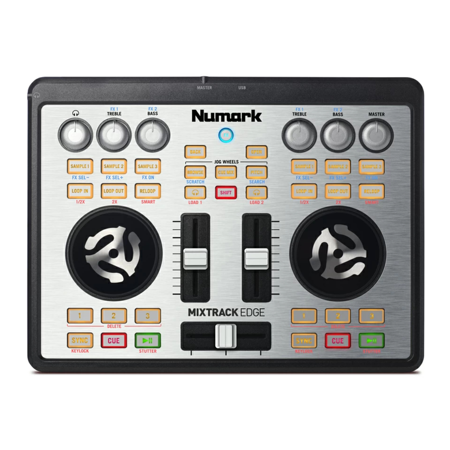 Numark Mixtrack Edge - USB-Powered DJ Controller Manual