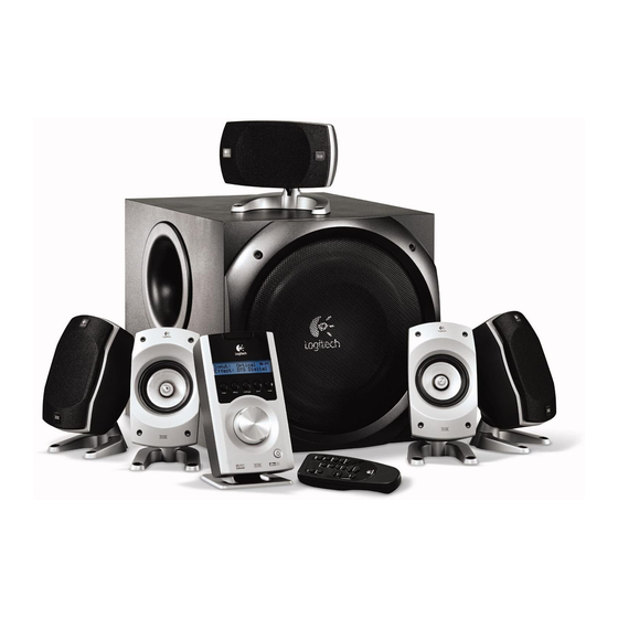 Logitech Z-5500 - THX-Certified 5.1 Digital Surround Sound Speaker System Manuals