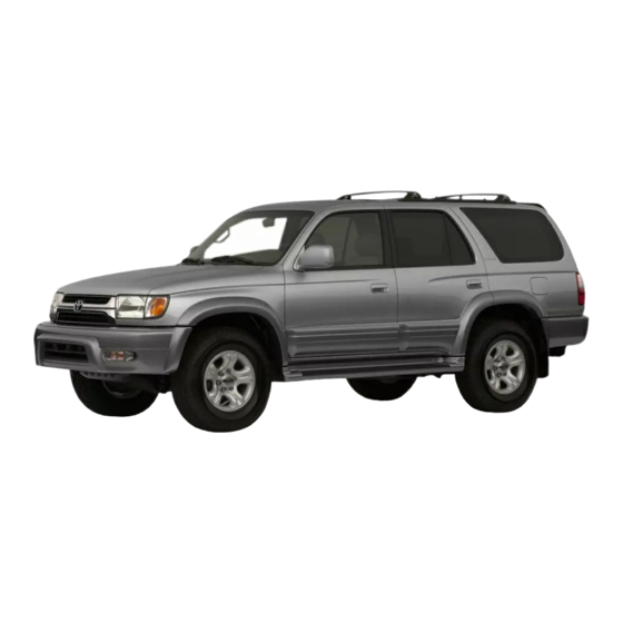 Toyota 2001 4Runner Owner's Manual