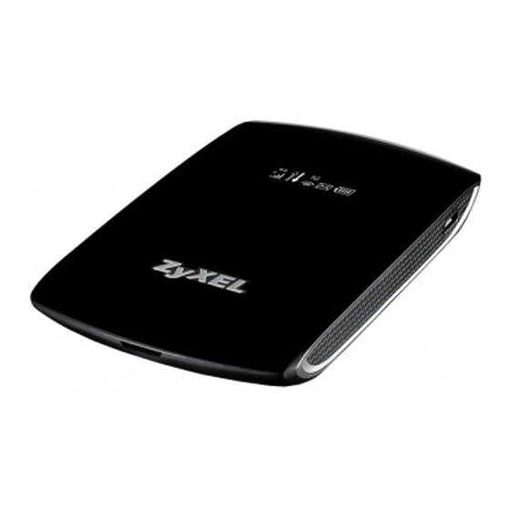 ZyXEL Communications WAH7706 Quick Start Manual