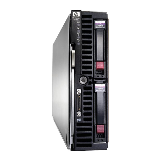 HP ProLiant BL460c Maintenance And Service Manual