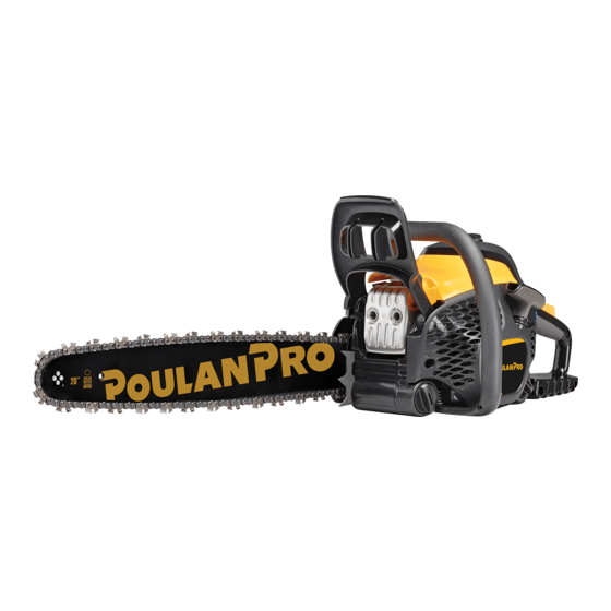 Poulan Pro pp5020 Instruction Manual And Quick Start Manual