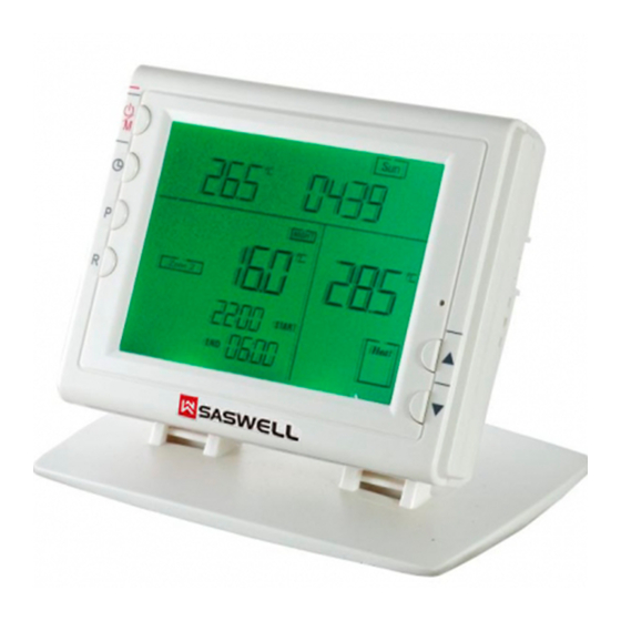 Saswell SAS908XWHB-7-APP Thermostat Manuals