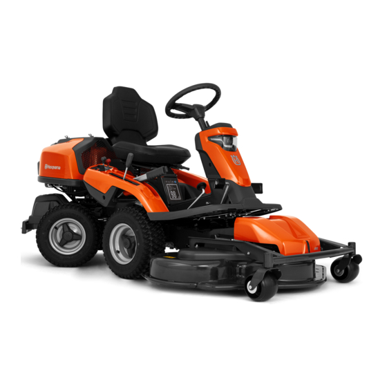 Husqvarna R 316TsX Operator's Manual