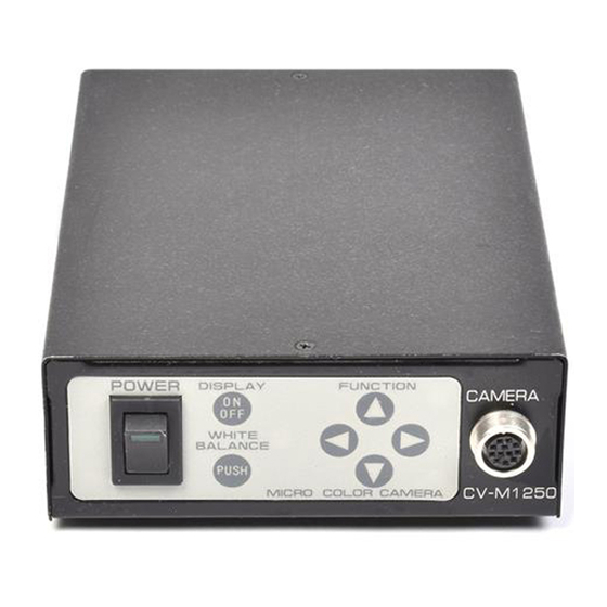 JAI -M1000K Series Operation Manual