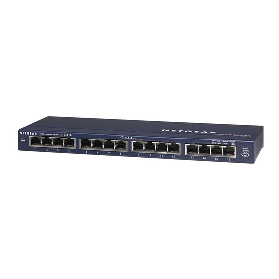 NETGEAR GS116v2 Installation Manual