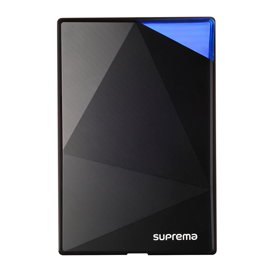 suprema Xpass Slim User Manual