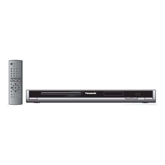 Panasonic DVD-S54S Operating Instructions Manual