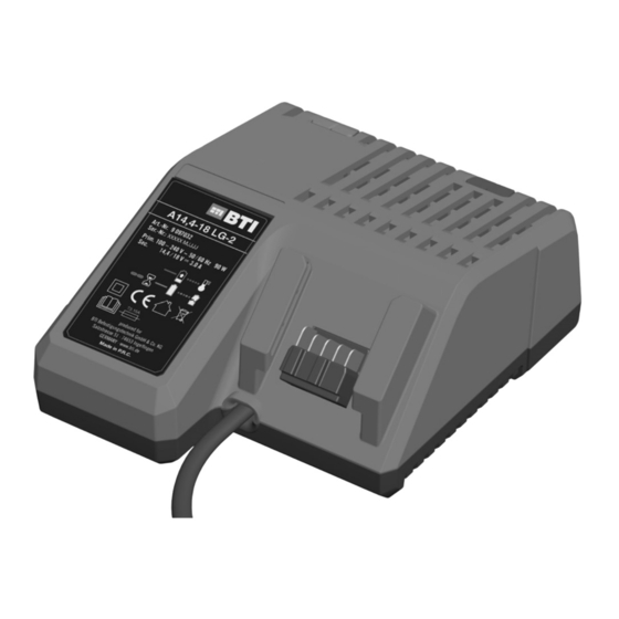 BTI A14,4-18 LG-2 Manuals