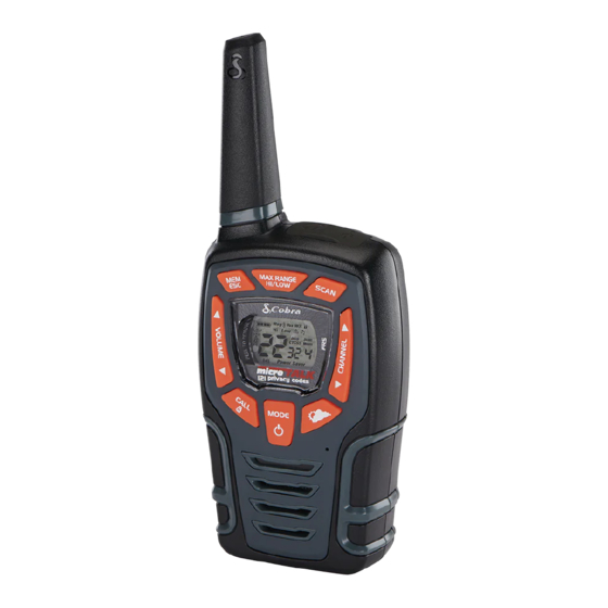 Cobra microTALK ACXT545 Owner's Manual