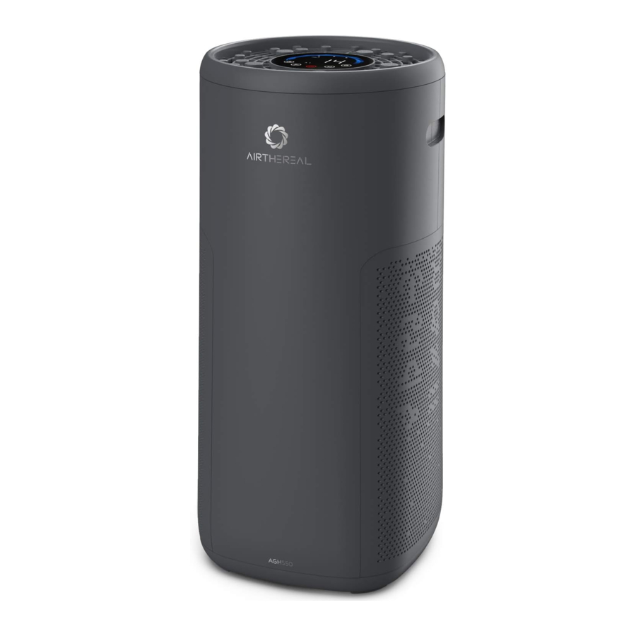Airthereal Glory Days AGH550 - HEPA Air Purifier Manual
