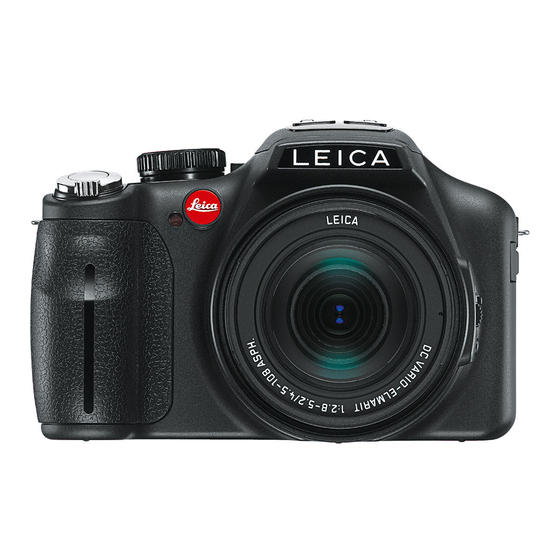 Leica V-Lux 3 Instructions Manual