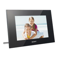 Sony DPF-D810 Specifications
