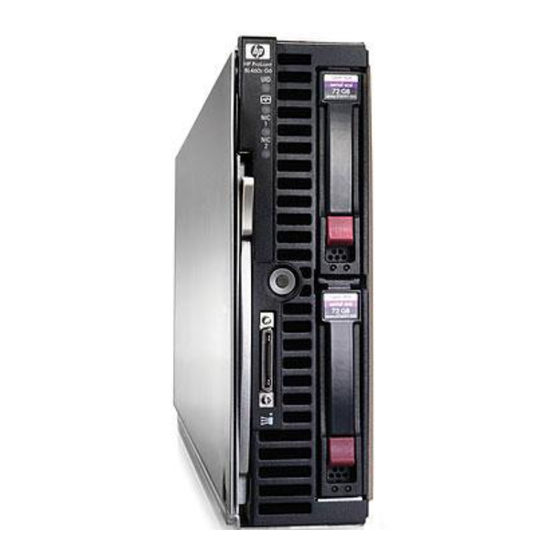 HP ProLiant BL460c Specification