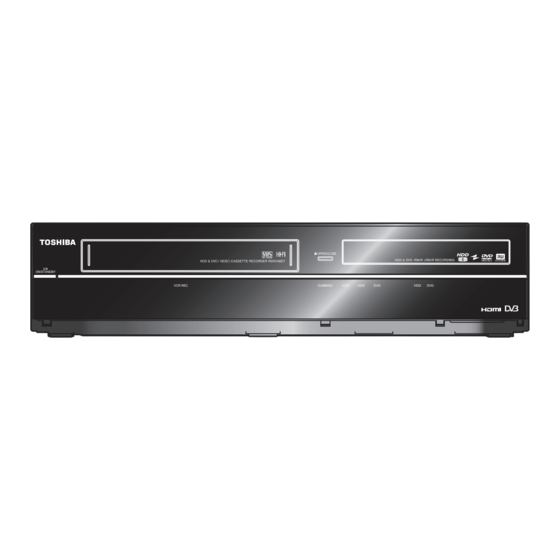 Toshiba RDXV49DTKF Owner's Manual