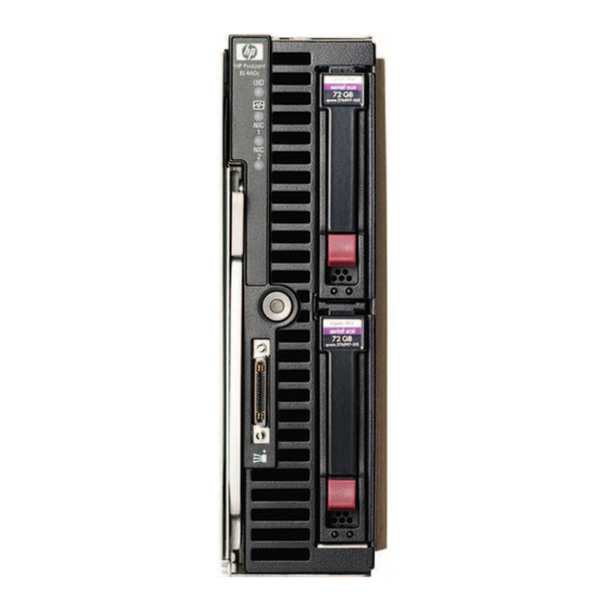 HP ProLiant BL460c Datasheet