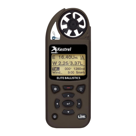Kestrel Elite User Manual
