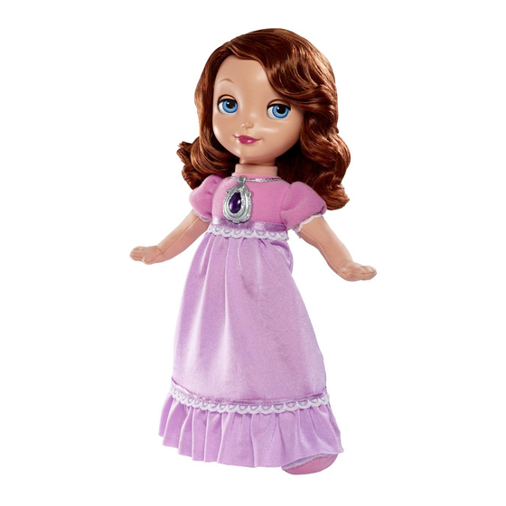 Mattel Sofia the First Bedtime Princess Sofia Instructions