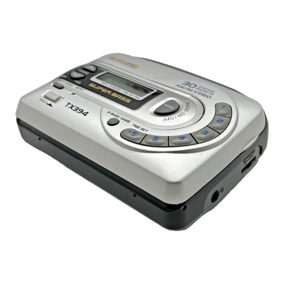 Aiwa HS-TX394 Operating Instructions