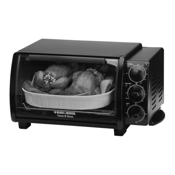 Black+Decker Toast-R-Oven Use And Care Book Manual