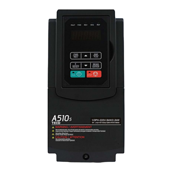 TECO A510s Series Instruction Manual