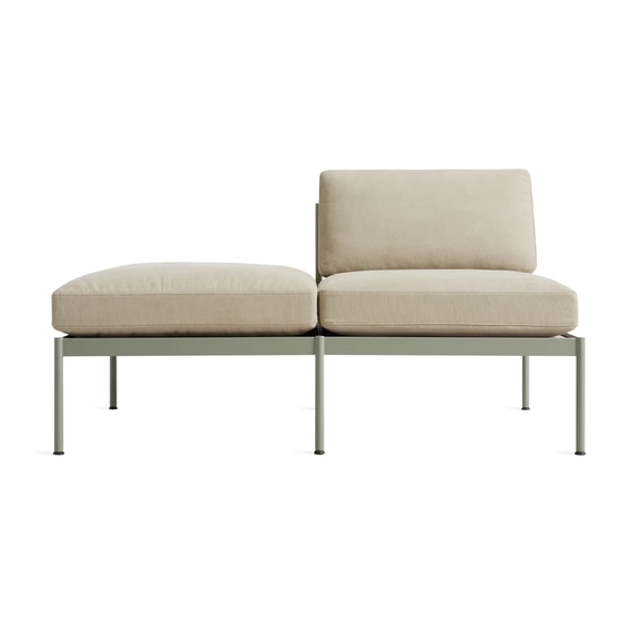 BluDot Chassis Sofa Series Assembly Notes