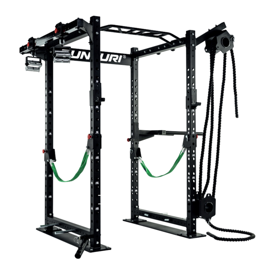 Tunturi RC20 Pro Power Rack Rope Trainer User Manual