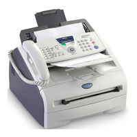 Brother FAX-2825 Service Manual