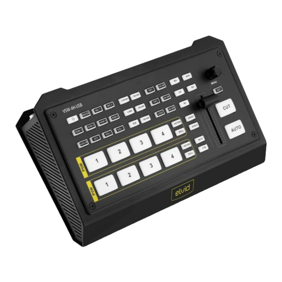 User Manuals: Elvid VSW-4H-USB HDMI Video Switcher