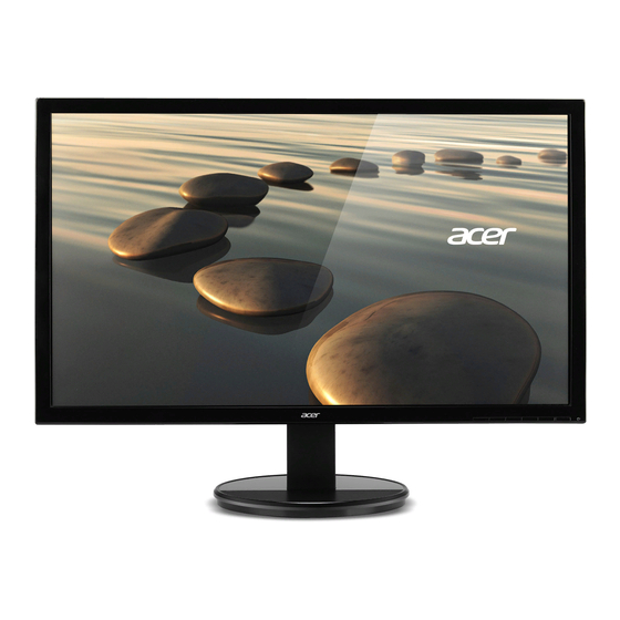 Acer K272HL Lifecycle Extension Manual